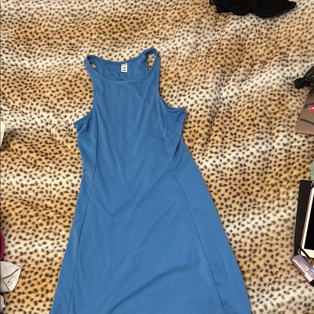 Old Navy Asymmetrical Blue Dress